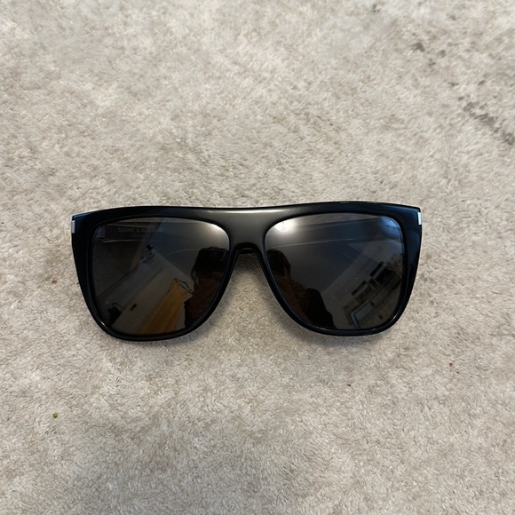 Saint Laurent D-frame acetate sunglasses with case AUTHENTIC - Picture 5 of 11